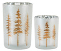 Golden Tree Cylinder Candleholder