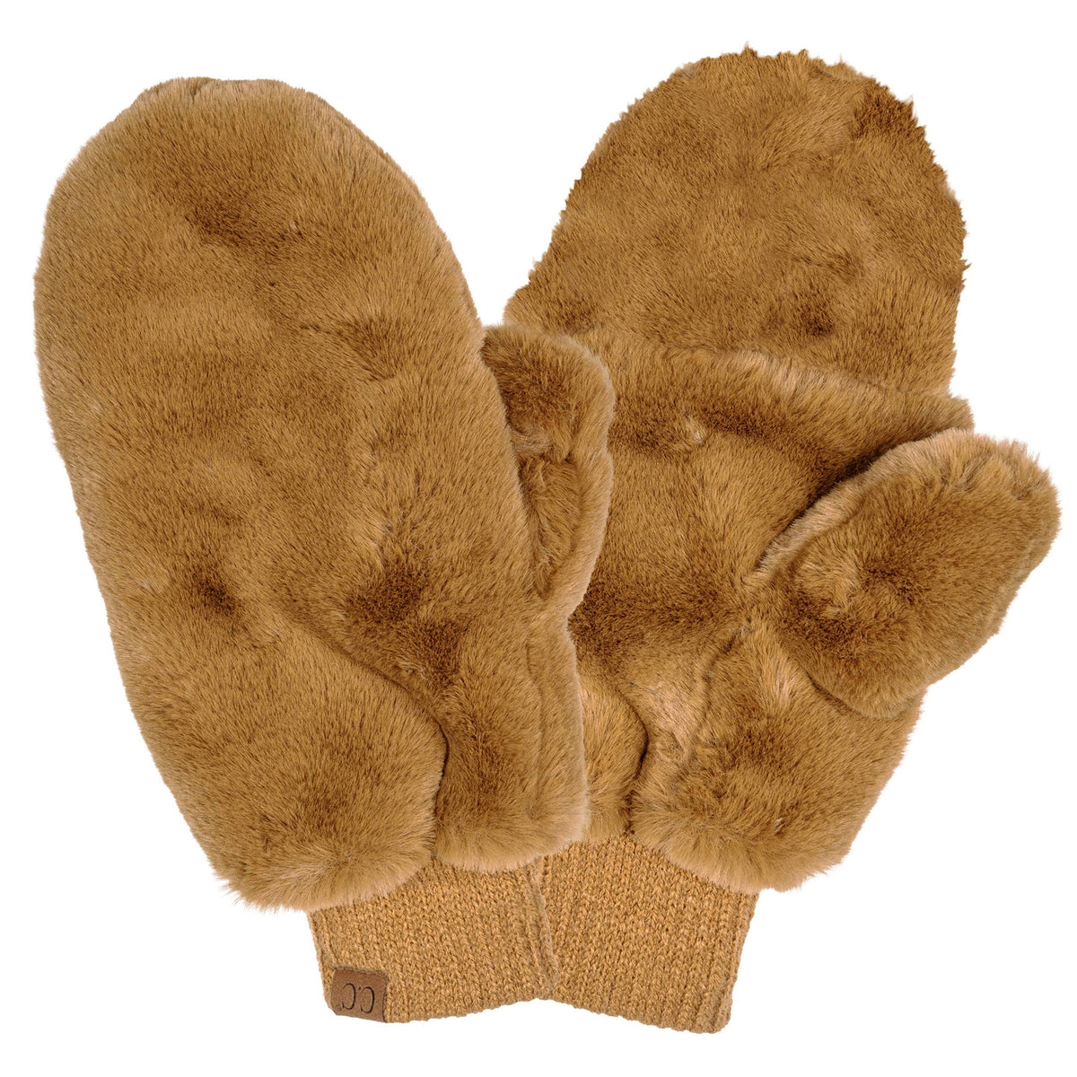 Faux Fur Mittens with Shepherd Lining