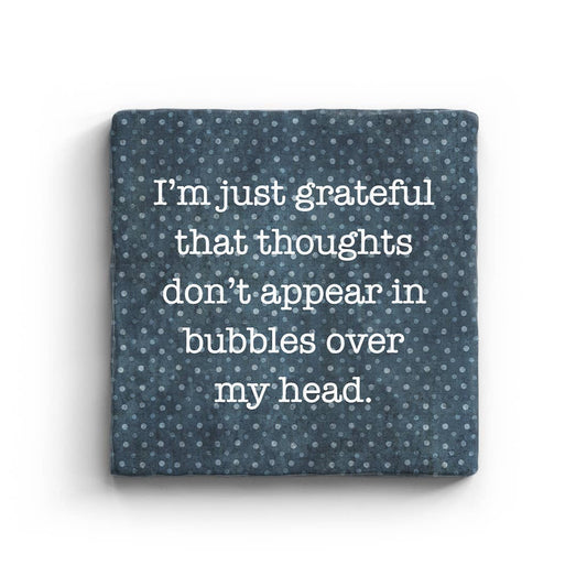 Thought Bubbles - Marble Coaster