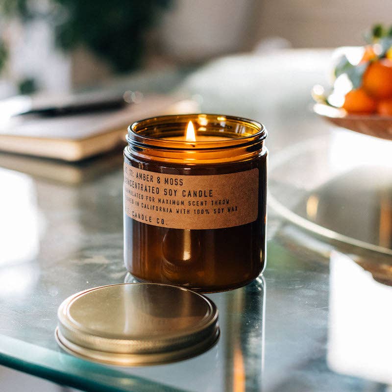P.F. Candle Co. - Amber & Moss - Large Concentrated Candle