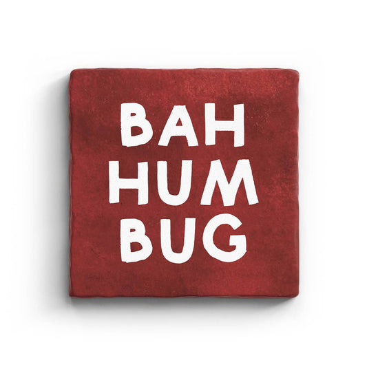 Bah Humbug - Marble Coaster (Christmas)