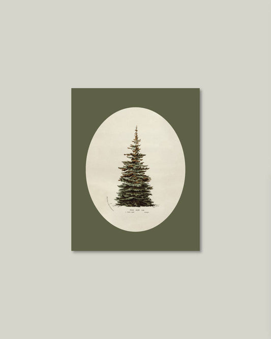 Petal Lane Home - Oval Matte Tree Artist Board