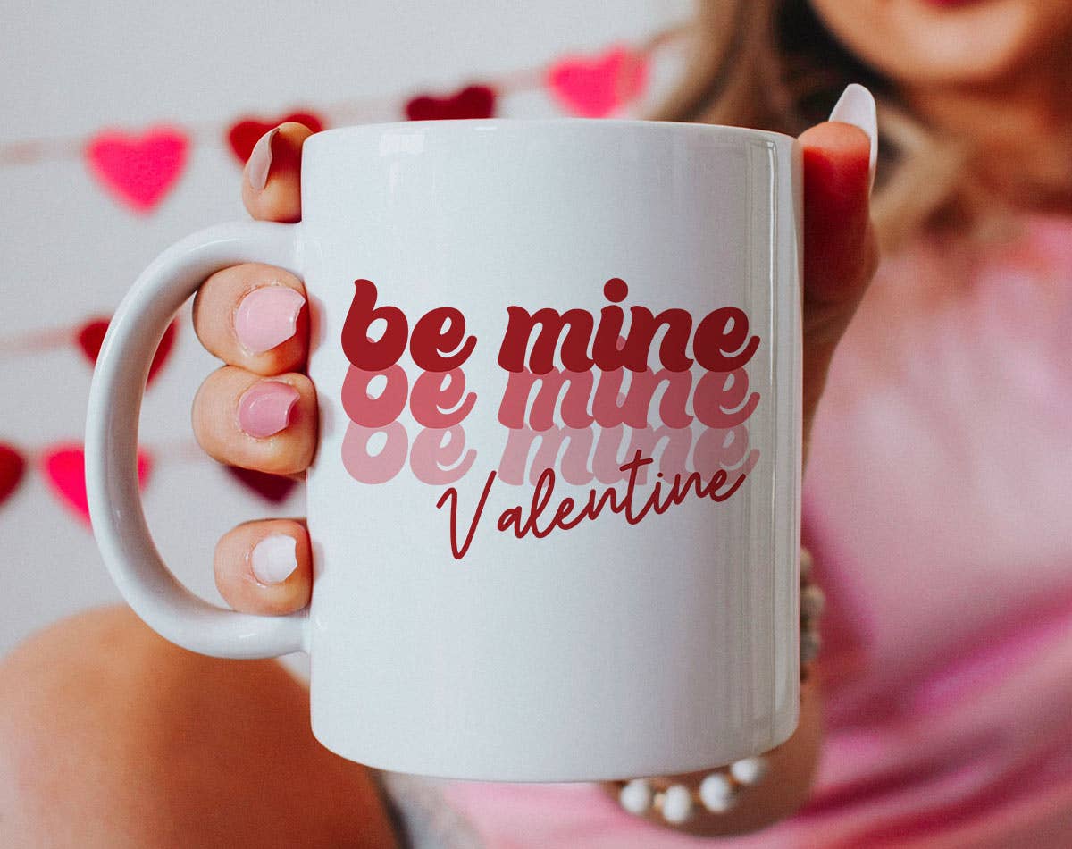 Be My Valentine Retro - Valentine's Day Coffee Mug