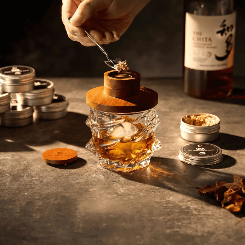 TsukiGlass - Smoker Kit For Whisky & Cocktail (Storm Bundle)