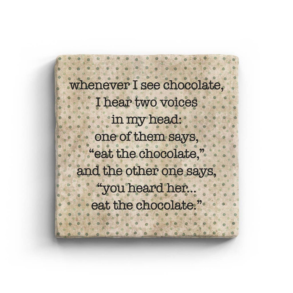 Two Voices - Marble Coaster