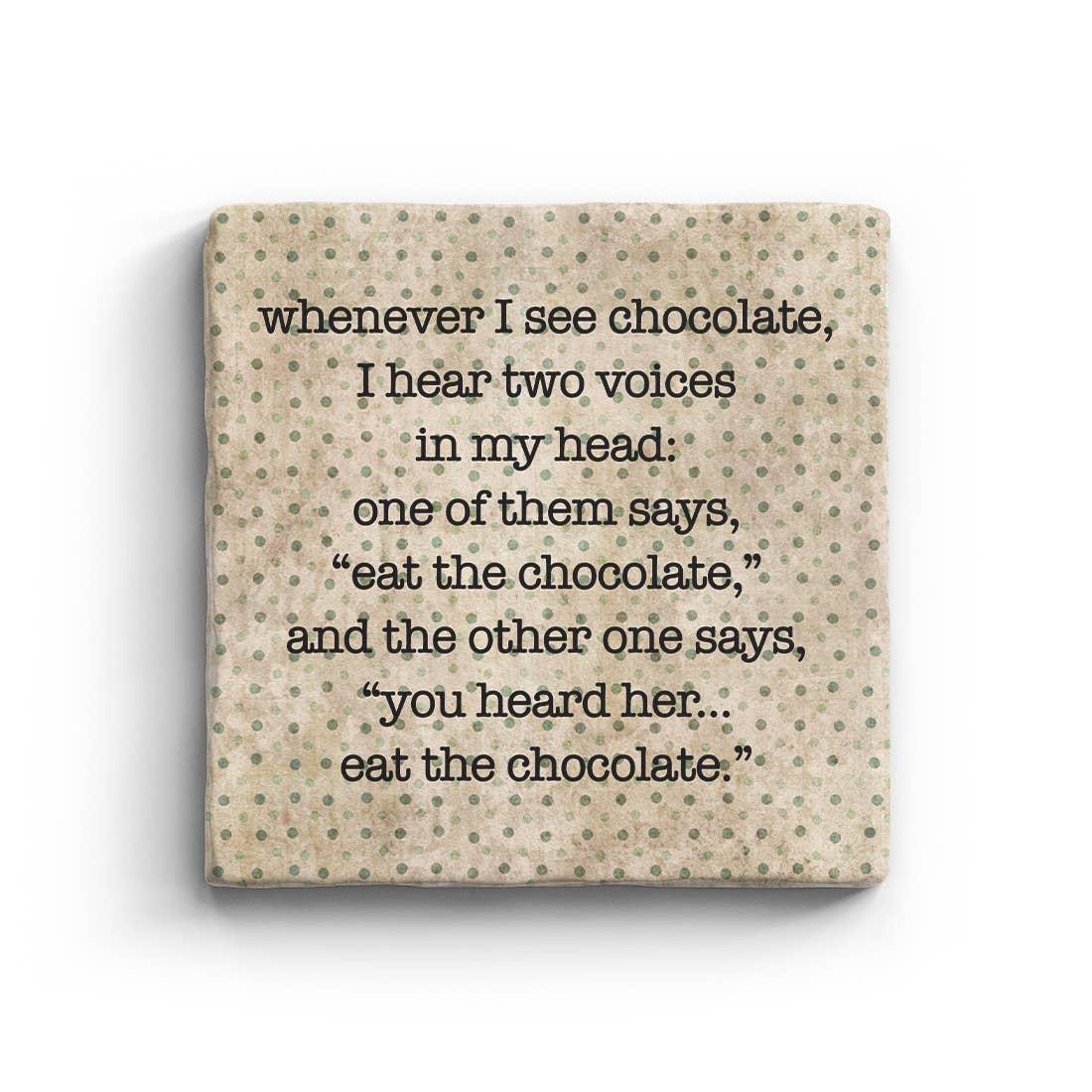 Two Voices - Marble Coaster
