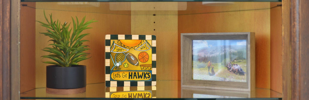 Sticks - "Gameday" | U of I Wall Plaque - 6x6"