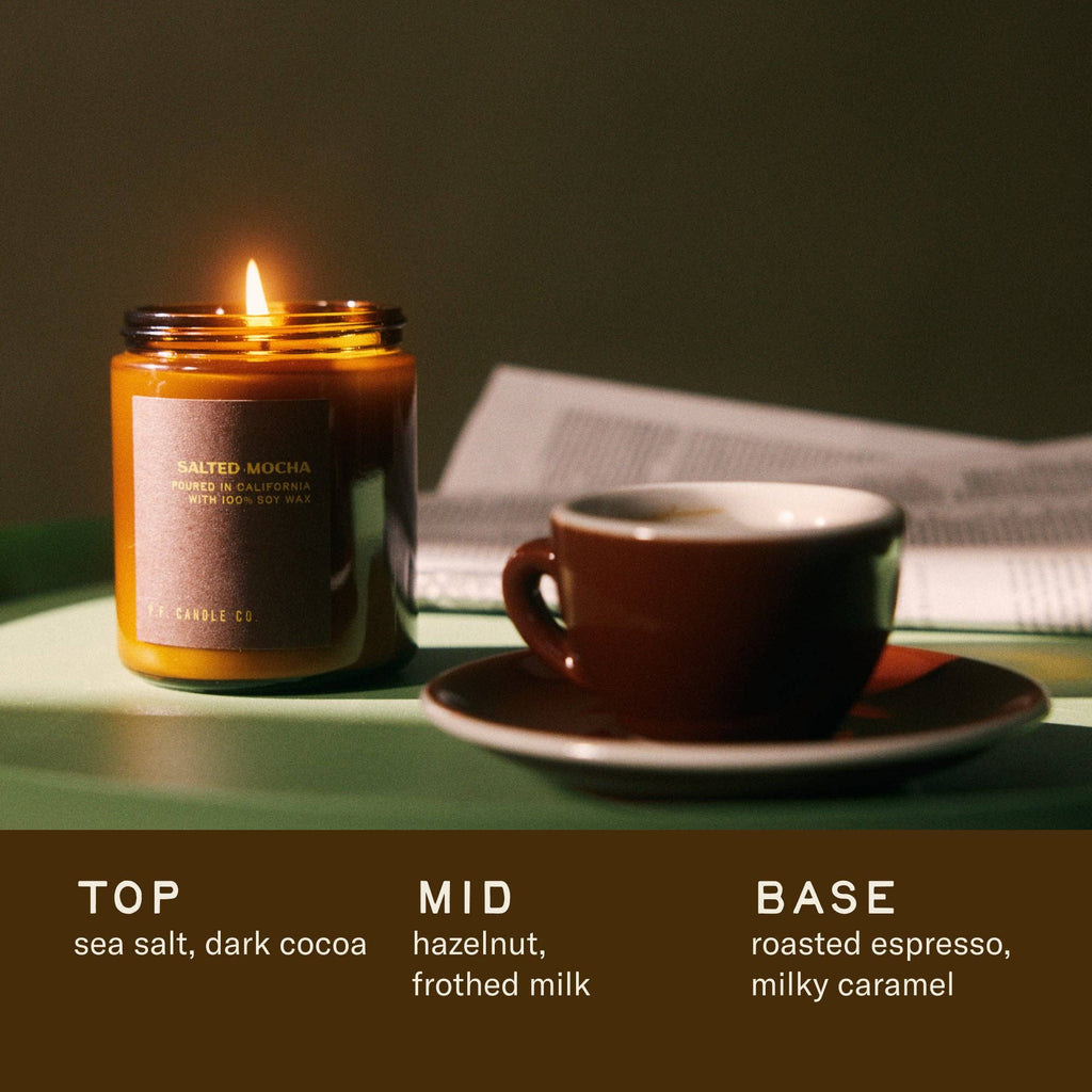 P.F. Candle Co. - Salted Mocha– Standard Candle