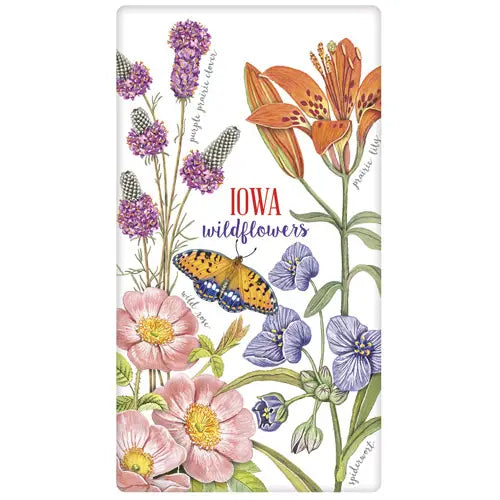 Iowa Flowers Bagged Flour Sack Towel 30 x 30