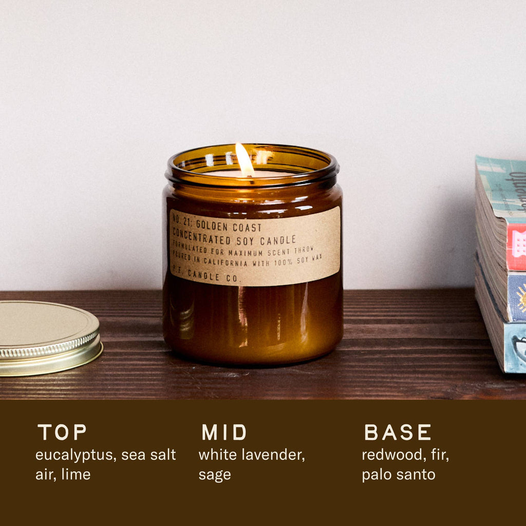 P.F. Candle Co. - Golden Coast - Large Concentrated Candle
