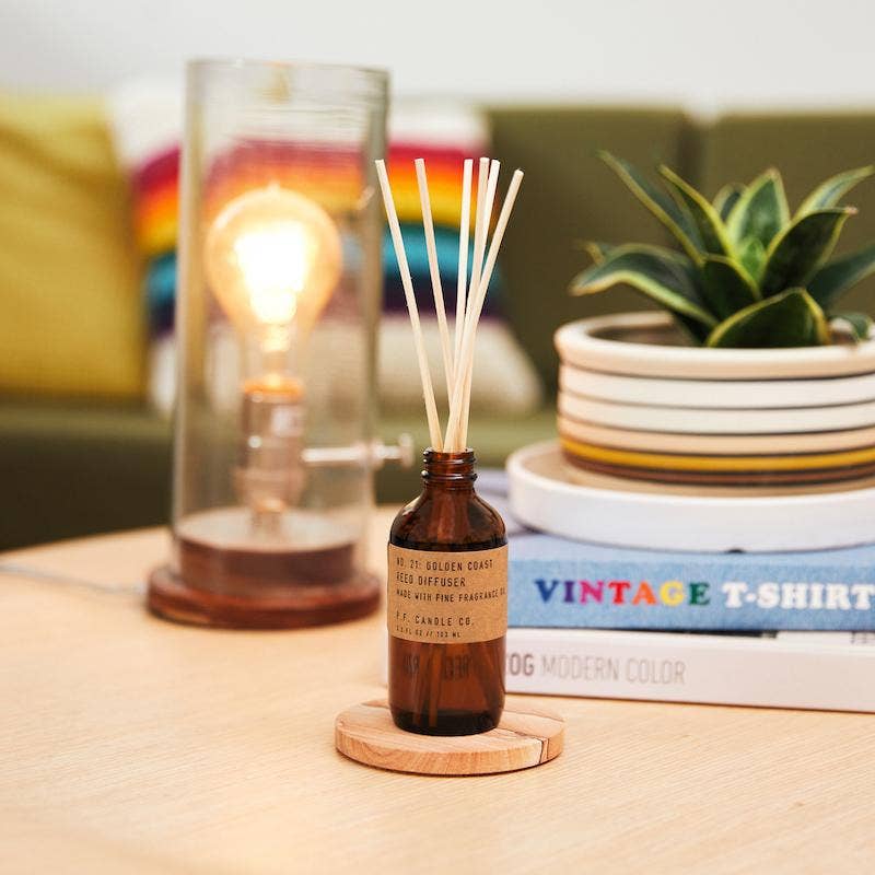 P.F. Candle Co. - Golden Coast - 3.5 oz Reed Diffuser