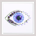 Sarah Smiles Creations - Eye See You • Floral Greeting Card • Botanical Nature Art