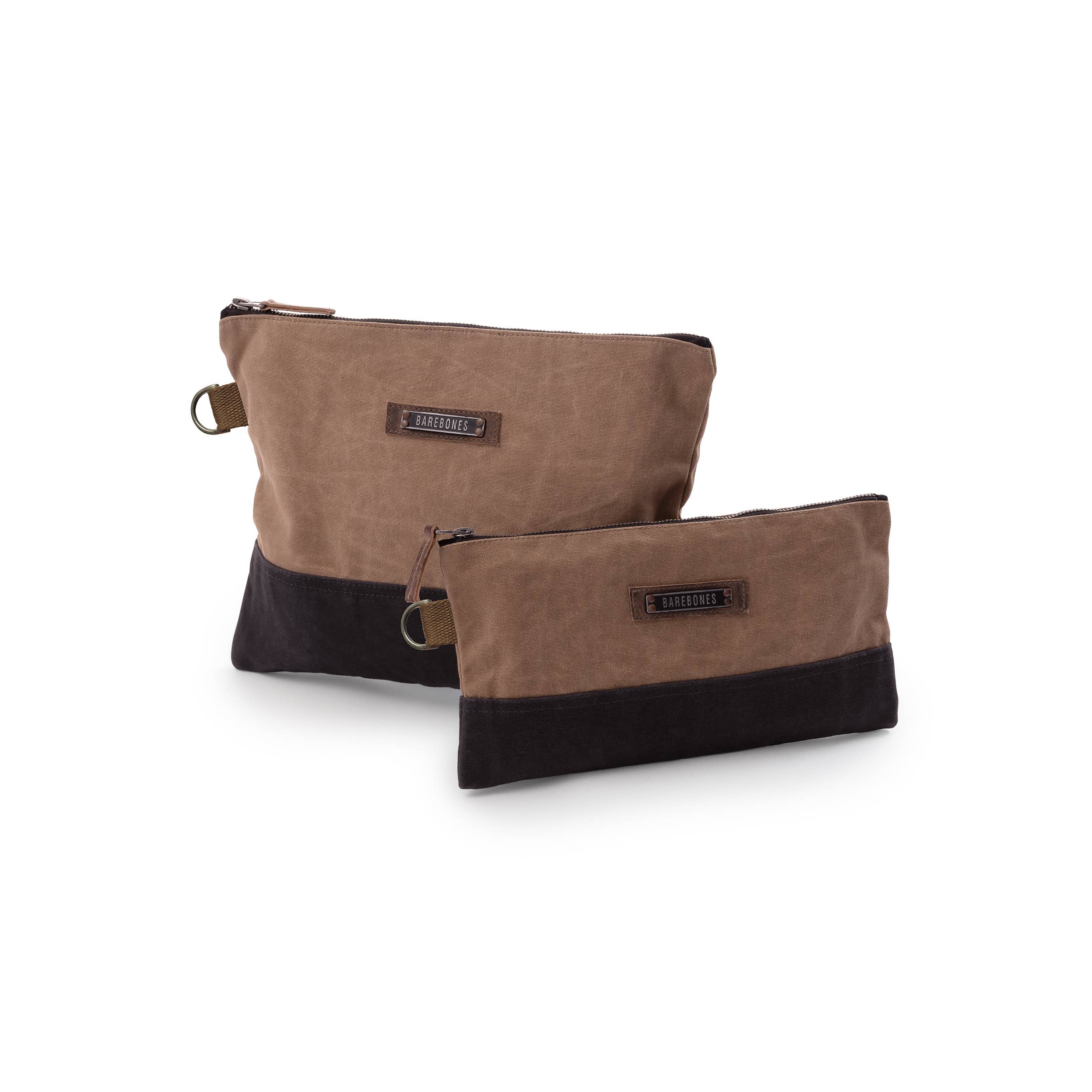 Barebones - Neelum Zipper Pouch Bag - Waxed Canvas Bag