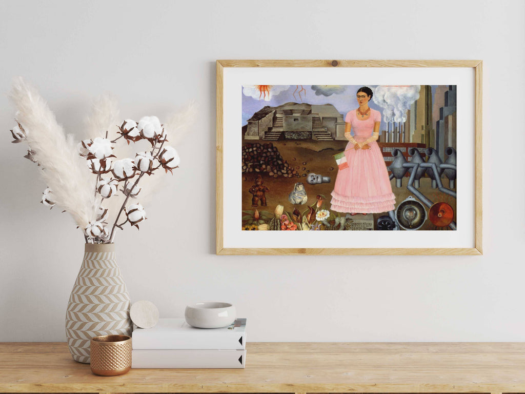 Knot & Soul - Kahlo - Self Portrait on the Mexican Border
