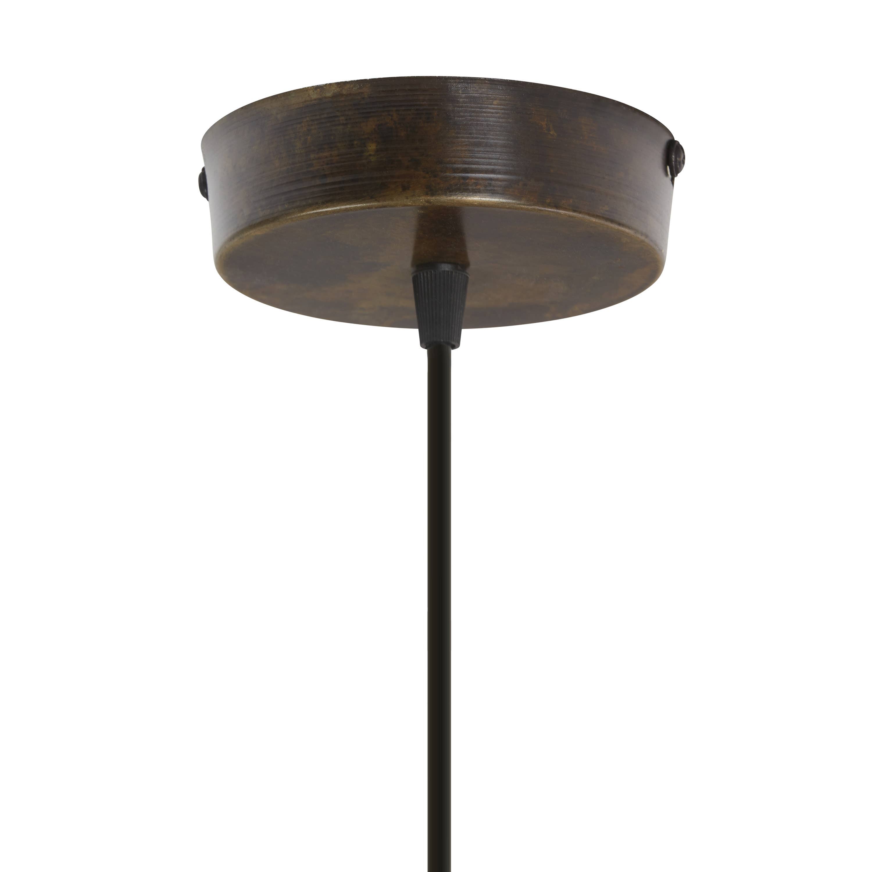 Bronze and Gold Metal Hanging Pendant Light