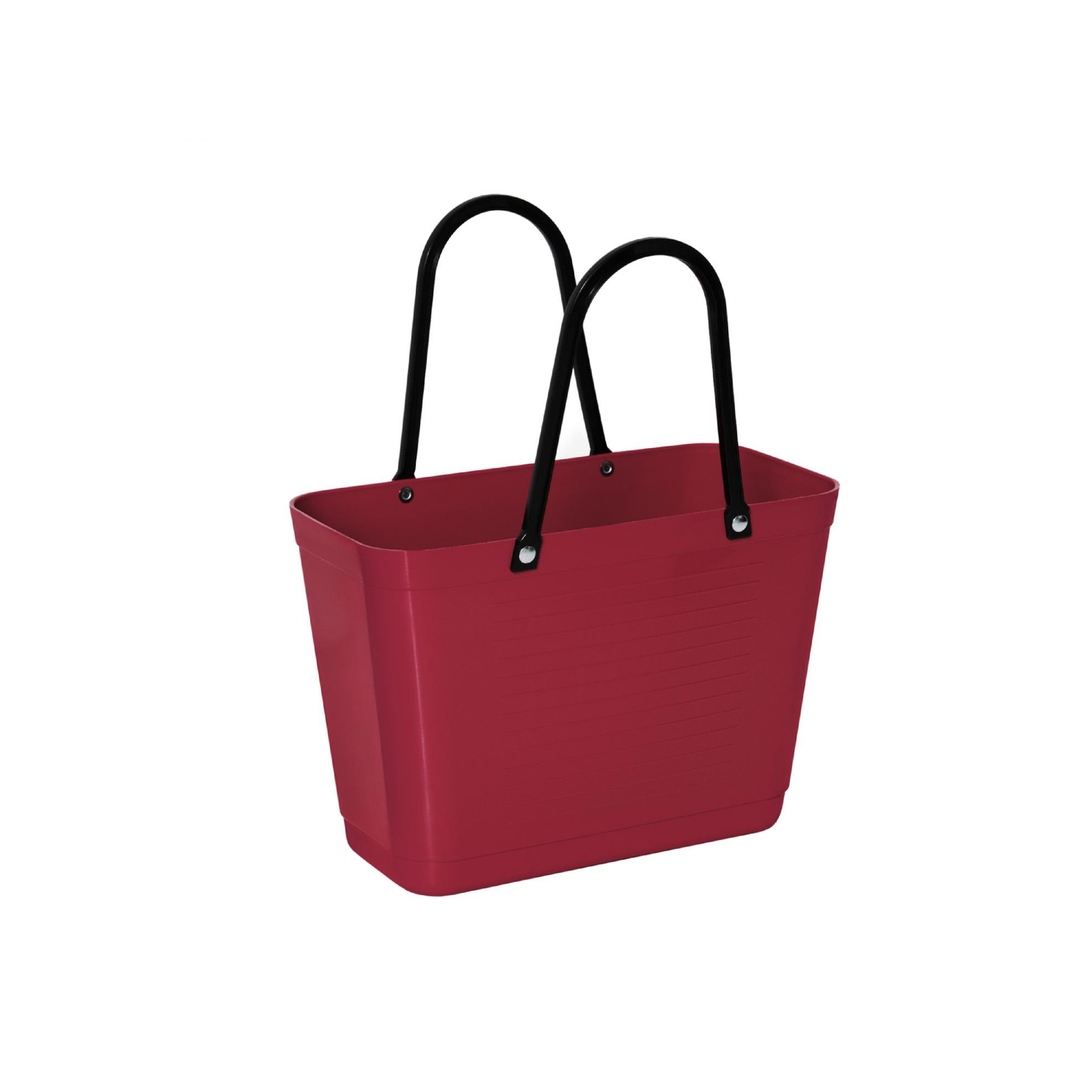 Hinza Bag, Green Plastic - Maroon
