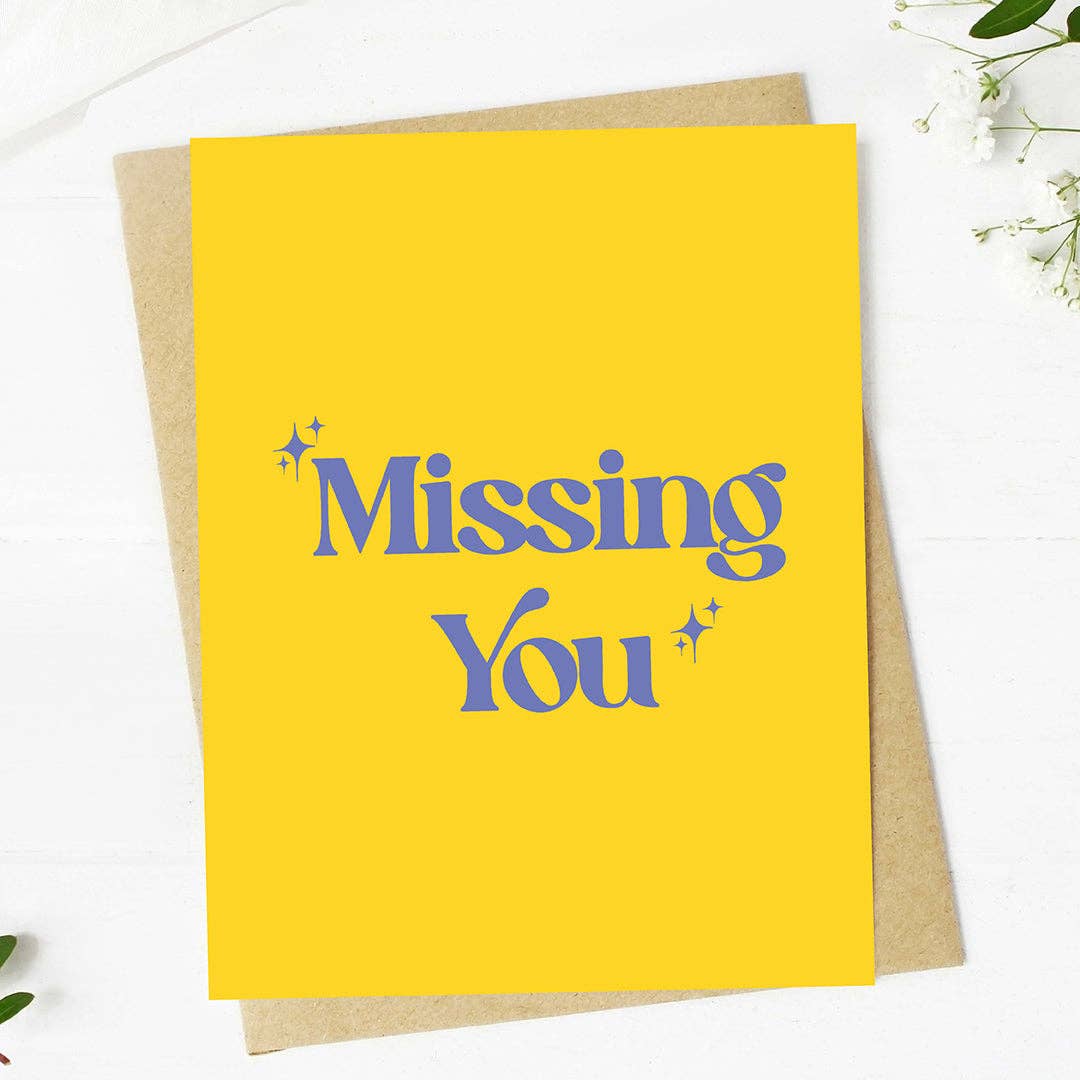 Big Moods - "Missing you" Greeting Card