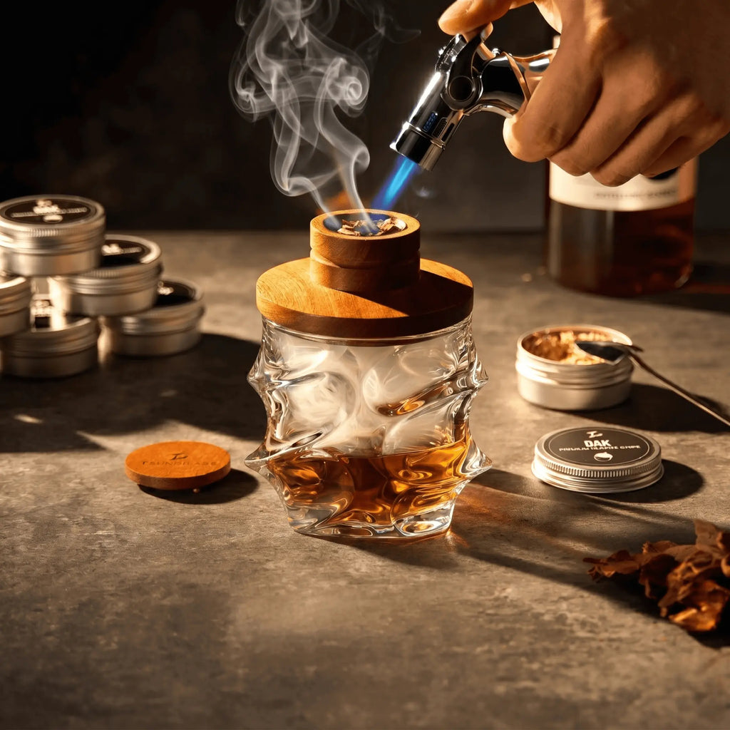 TsukiGlass - Smoker Kit For Whisky & Cocktail (Storm Bundle)