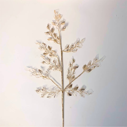 Elevated Acrylic clear Leaf - 20.5"