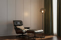 Hendrickson Black & Gold Industrial Metal Floor Lamp - 63.25"H