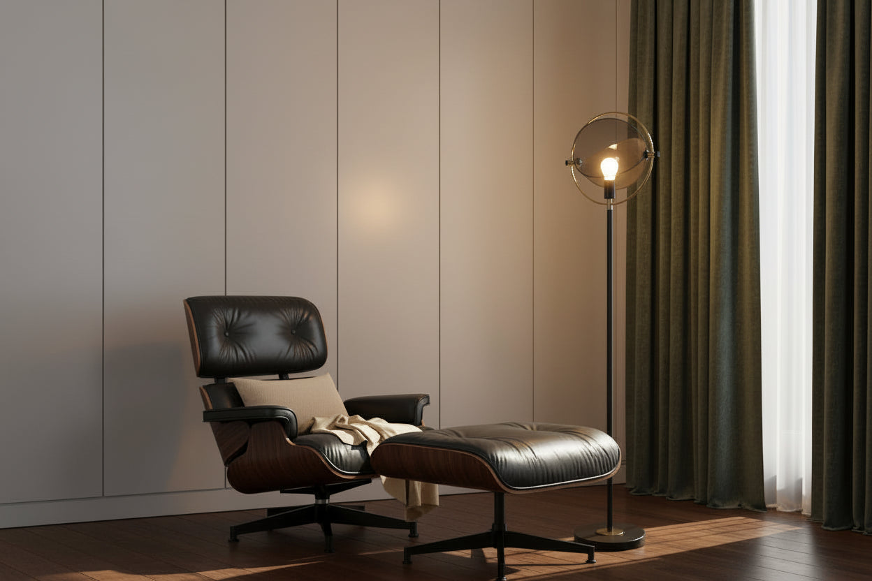Hendrickson Black & Gold Industrial Metal Floor Lamp - 63.25"H