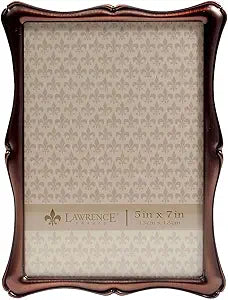 Lawrence Frame - Oil Rubbed Bronze Romance Metal  5 x 7  Picture Frame