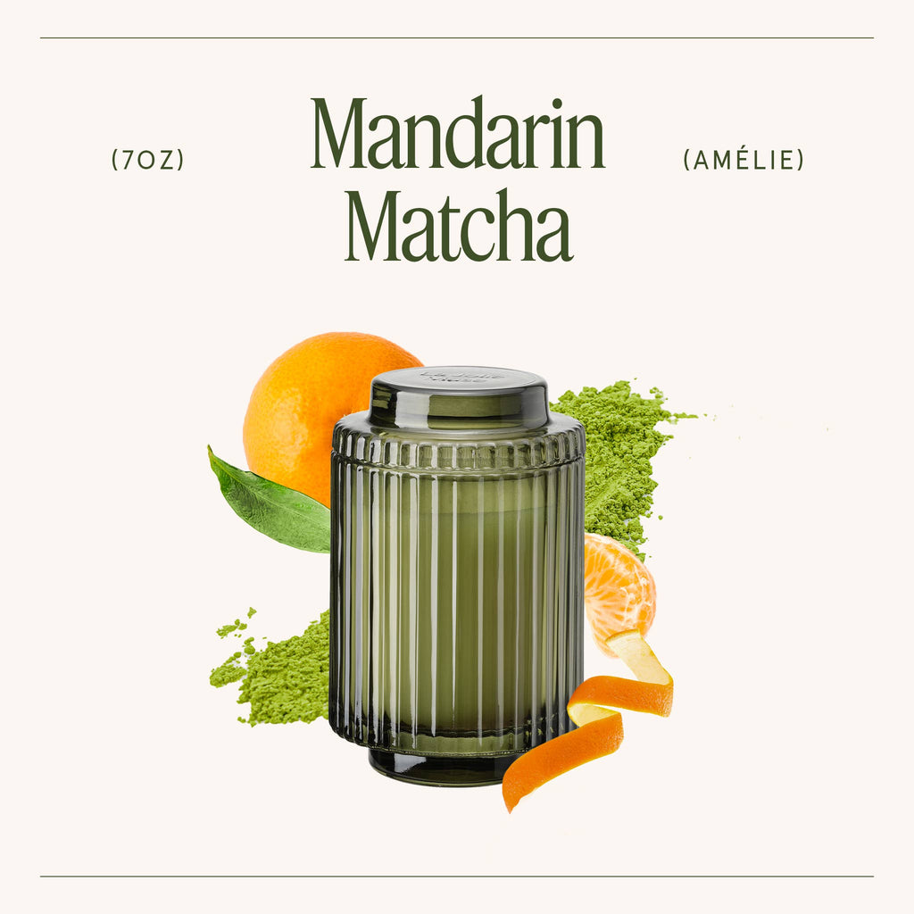 La Jolie Muse - Mandarin Matcha Scented Candle - 7oz