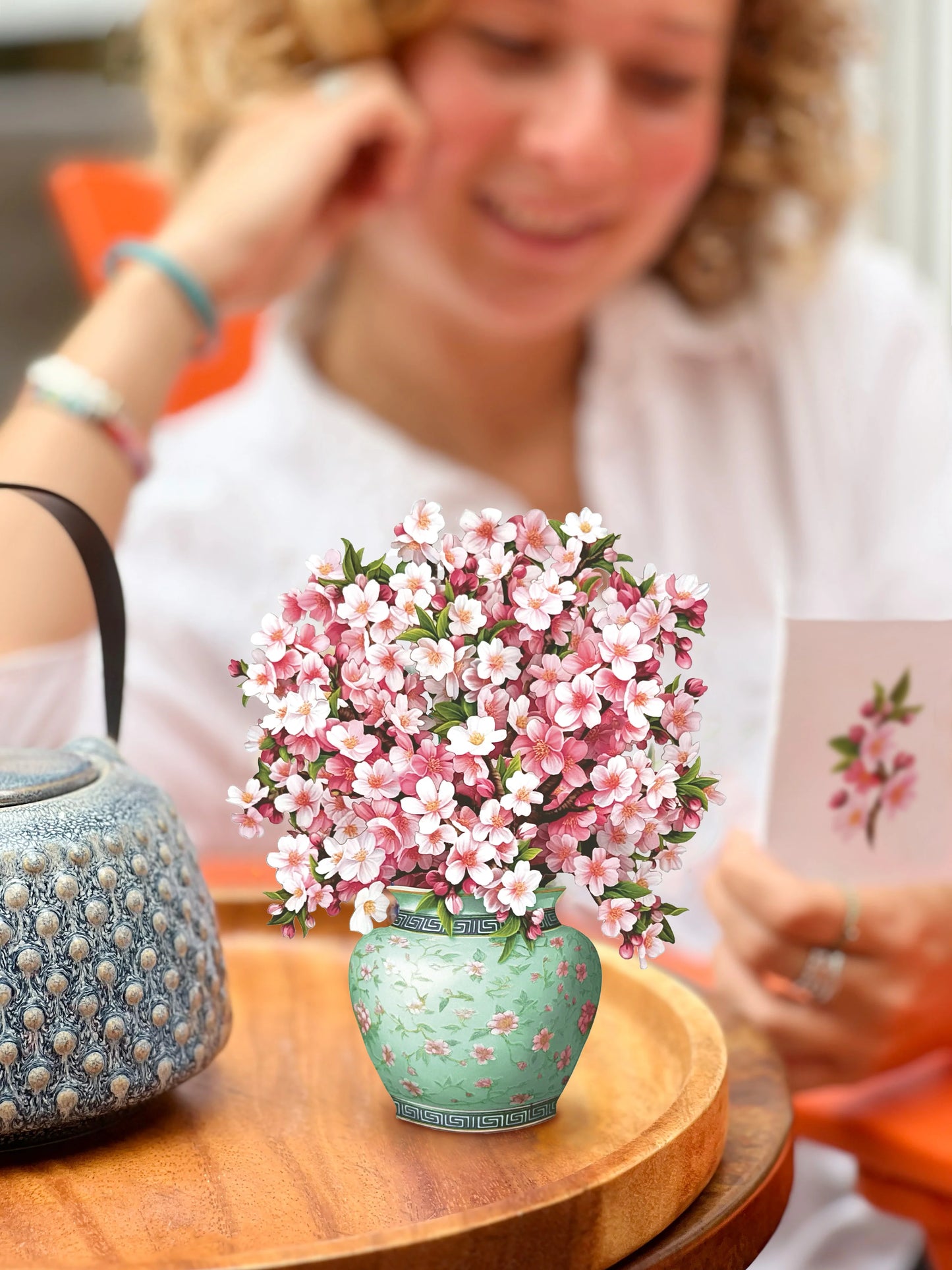 Freshcut Paper. Mini Japanese Cherry Blossoms Pop-Up Card