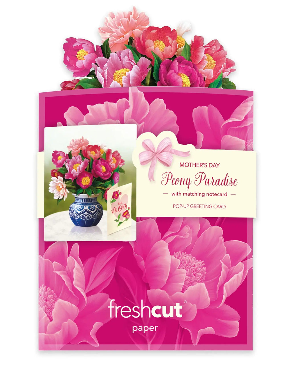 Freshcut Paper - Mini Mother's Day Peony Paradise Pop-Up Card