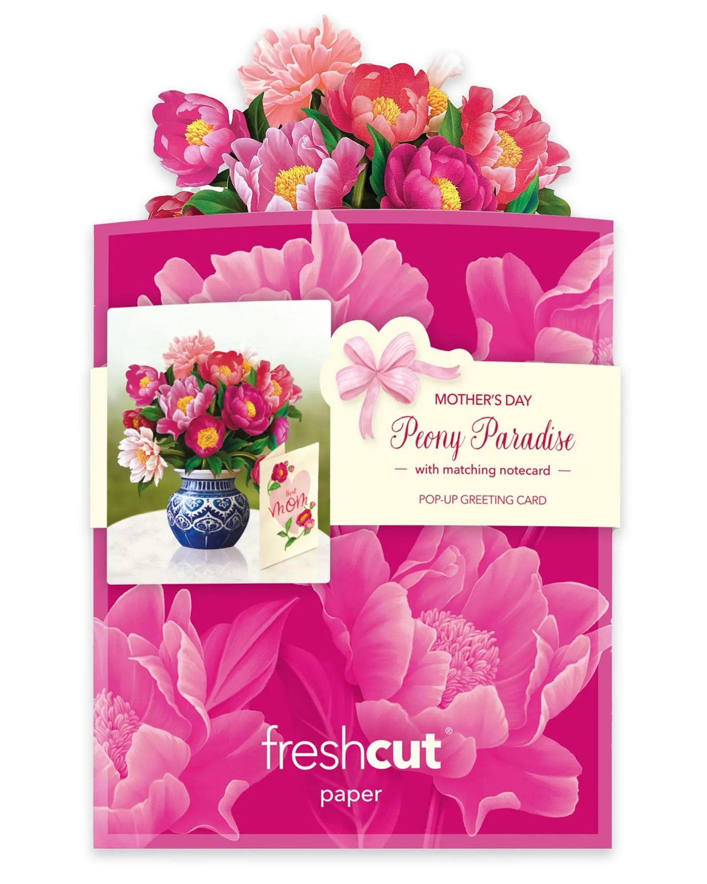 Freshcut Paper - Mini Mother's Day Peony Paradise Pop-Up Card