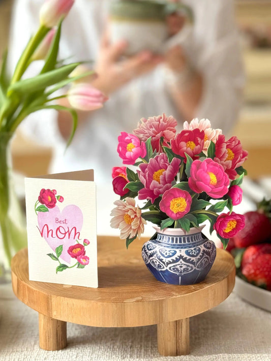 Freshcut Paper - Mini Mother's Day Peony Paradise Pop-Up Card