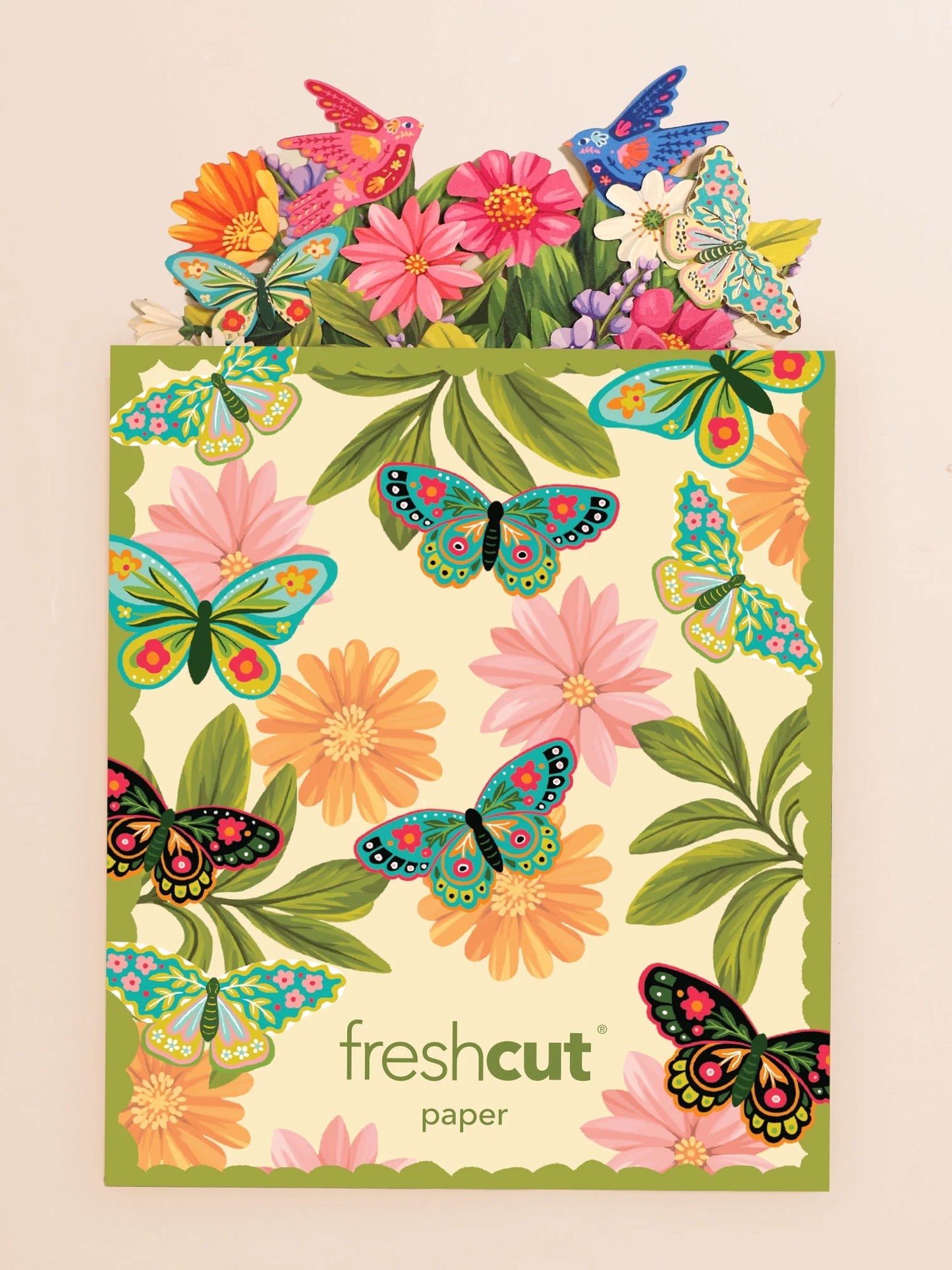 Freshcut Paper Mini Enchanted Garden - Pop Up Greeting Card