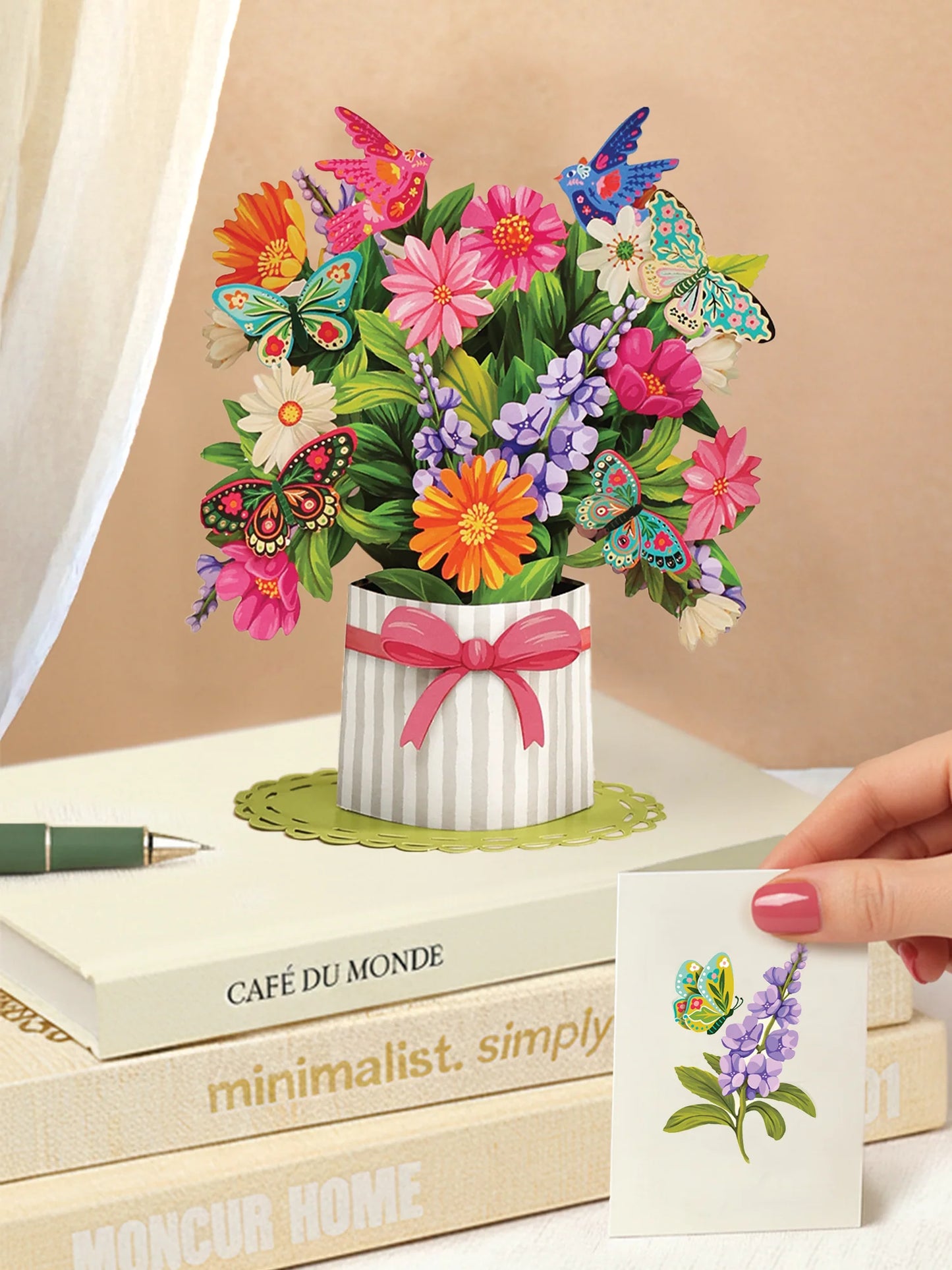 Freshcut Paper Mini Enchanted Garden - Pop Up Greeting Card