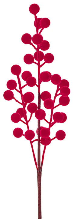 Flocked Mixed Berry Pick