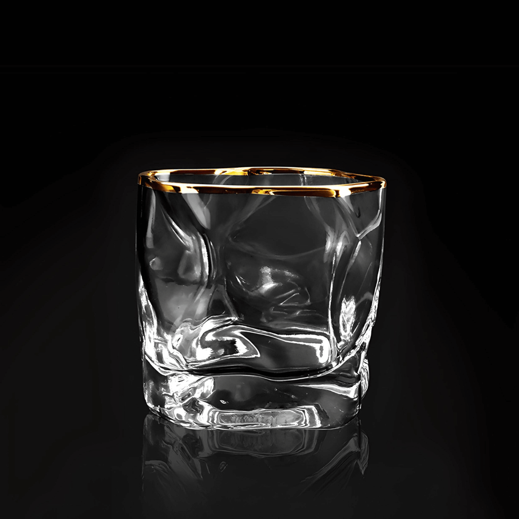 TsukiGlass - Gold Hoshi Japanese Crystal Whisky Glass