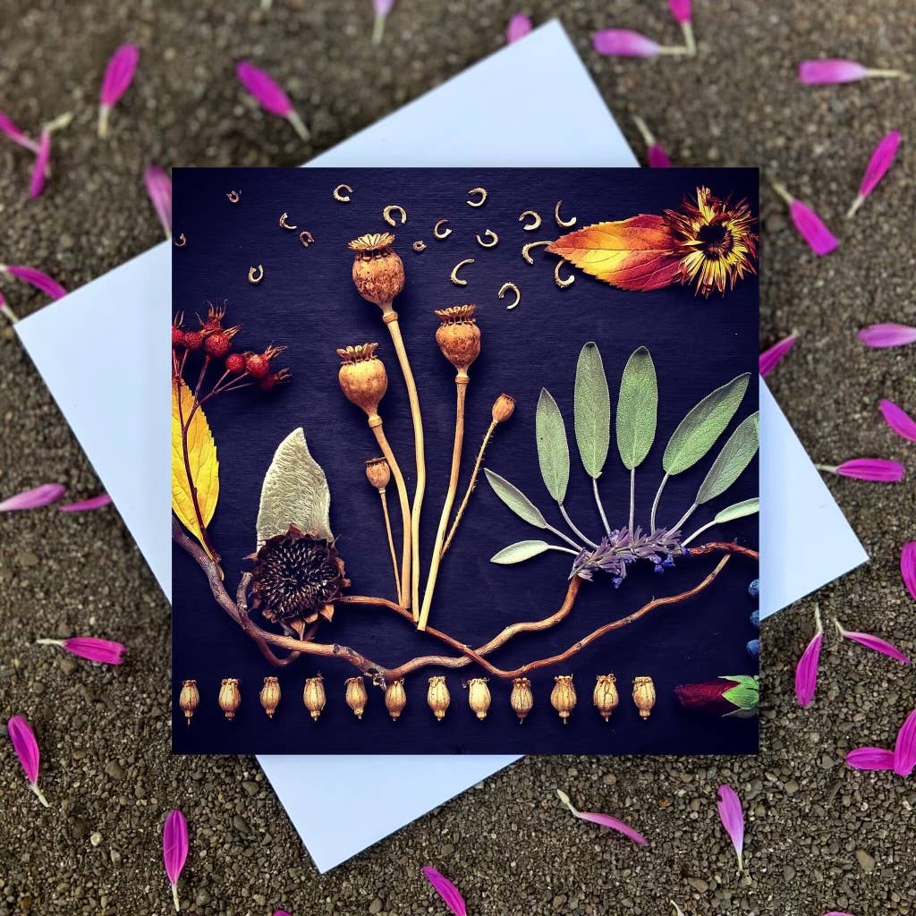 Sarah Smiles Creations - Fall Magic • Botanical Greeting Card • Nature Art Photo