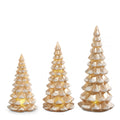 Lighted Antiqued Champagne Trees  ( 3 sizes)