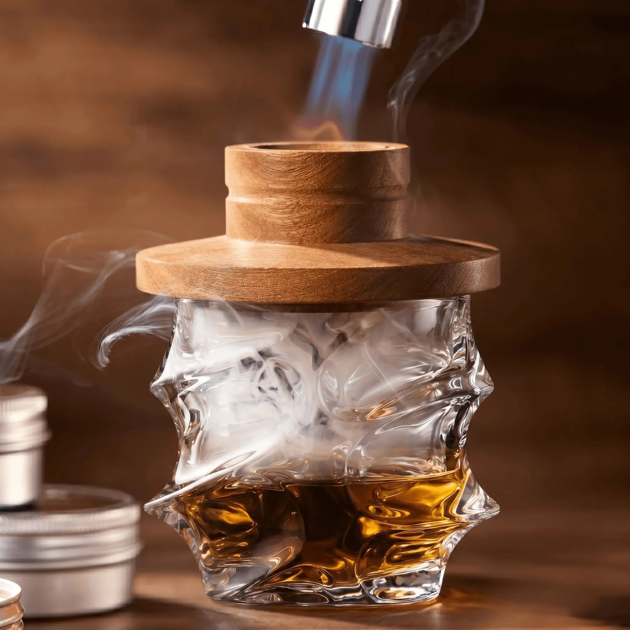 TsukiGlass - Smoker Kit For Whisky & Cocktail (Storm Bundle)