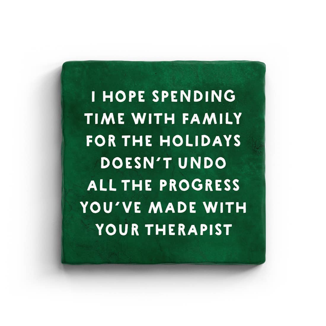 Time with Family - Marble Coaster (Christmas)