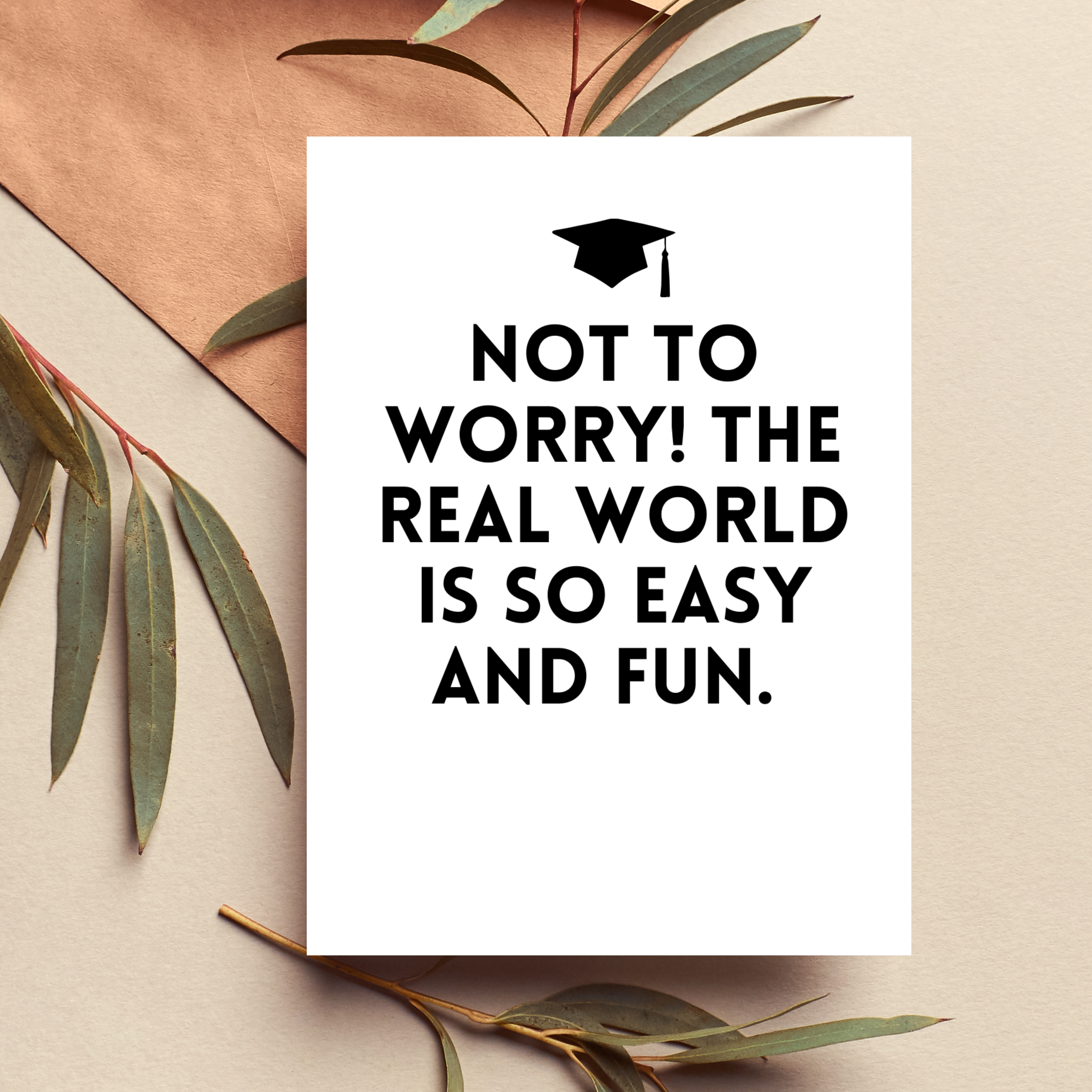 As Told By Ellie - Funny Graduation Card Congrats Grad Snarky