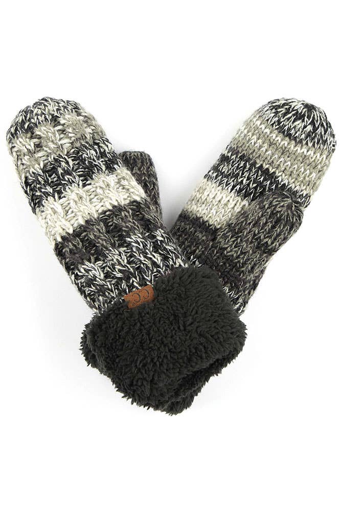 Hana - C.C Mitten Glove with Warm Lining Inside