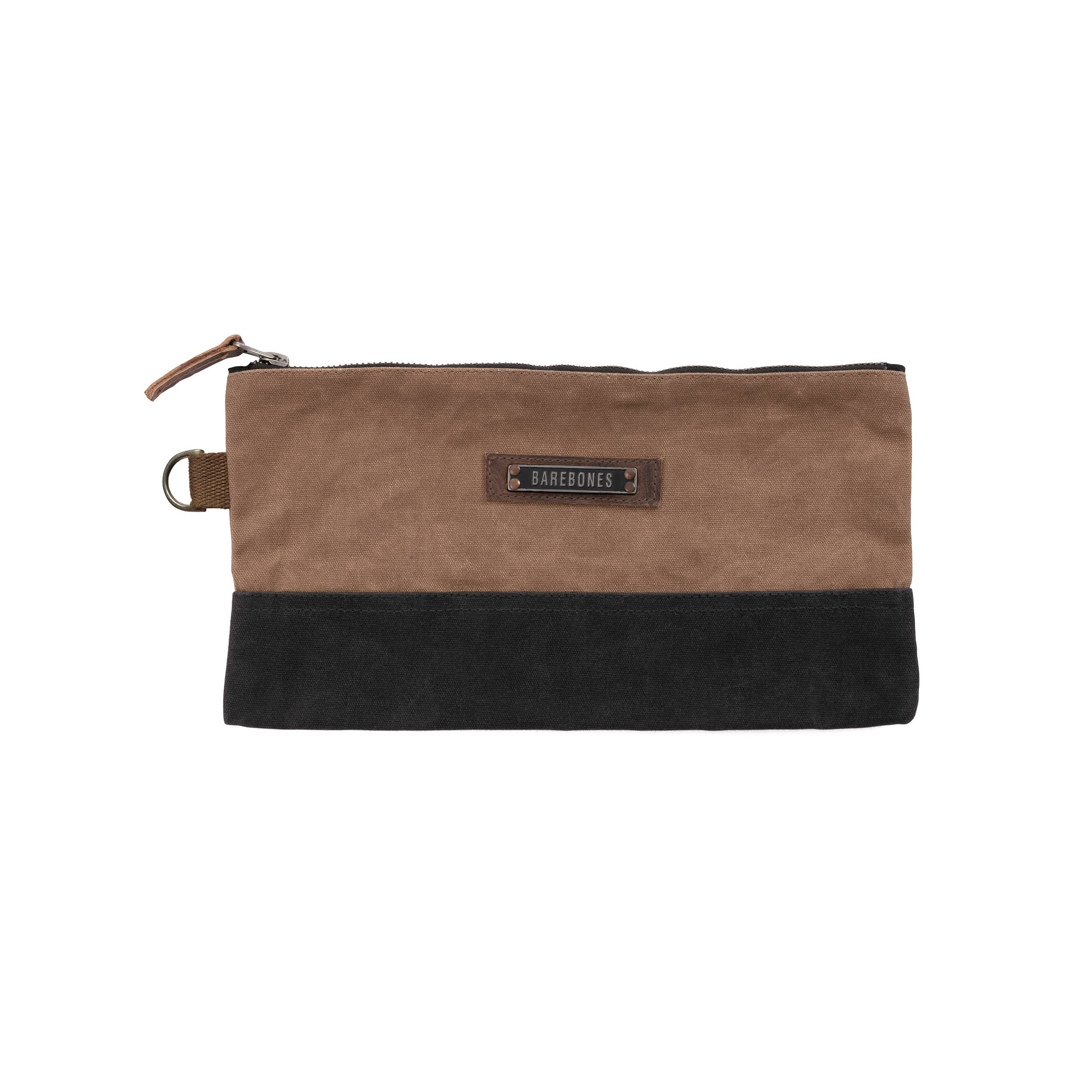 Barebones - Neelum Zipper Pouch Bag - Waxed Canvas Bag