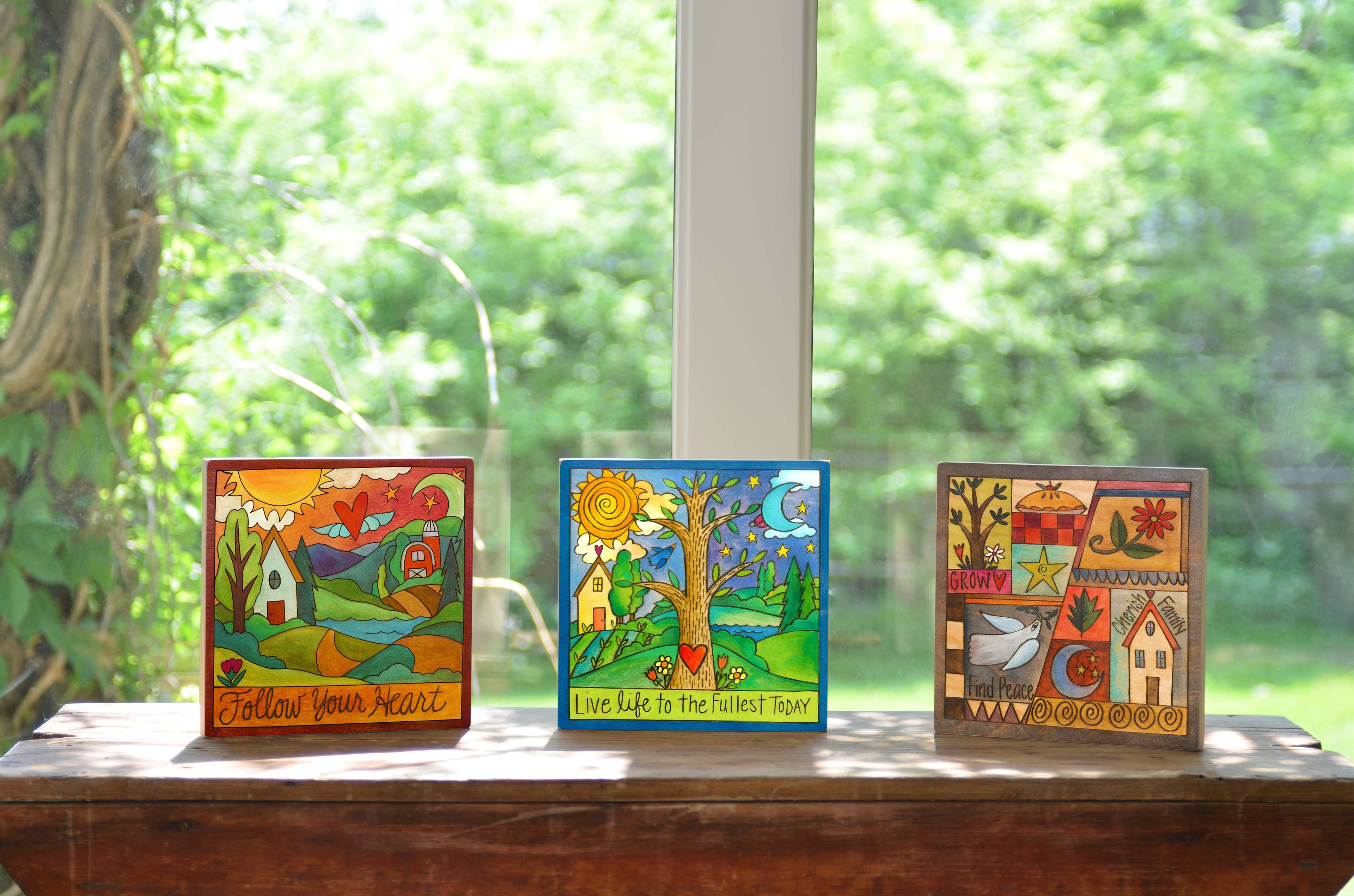 Sticks - "What’s Important" Wall Plaque - 9x9