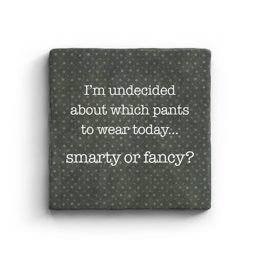 Smarty or Fancy - Marble Coaster