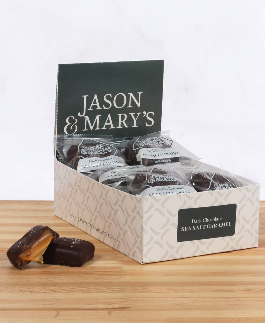 Coblentz Chocolate Company - Dark Chocolate Sea Salt Caramels