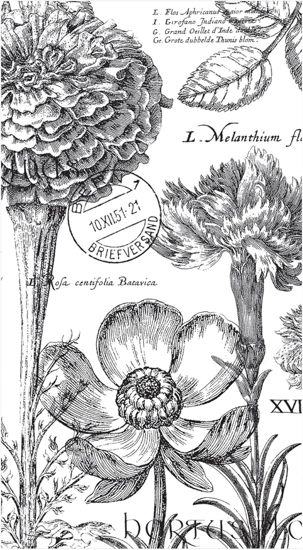 Michel Design Works- Hostess Napkins - Flower Noir