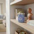 Michel Design Works - Indigo Seas Decorative Glass Candle