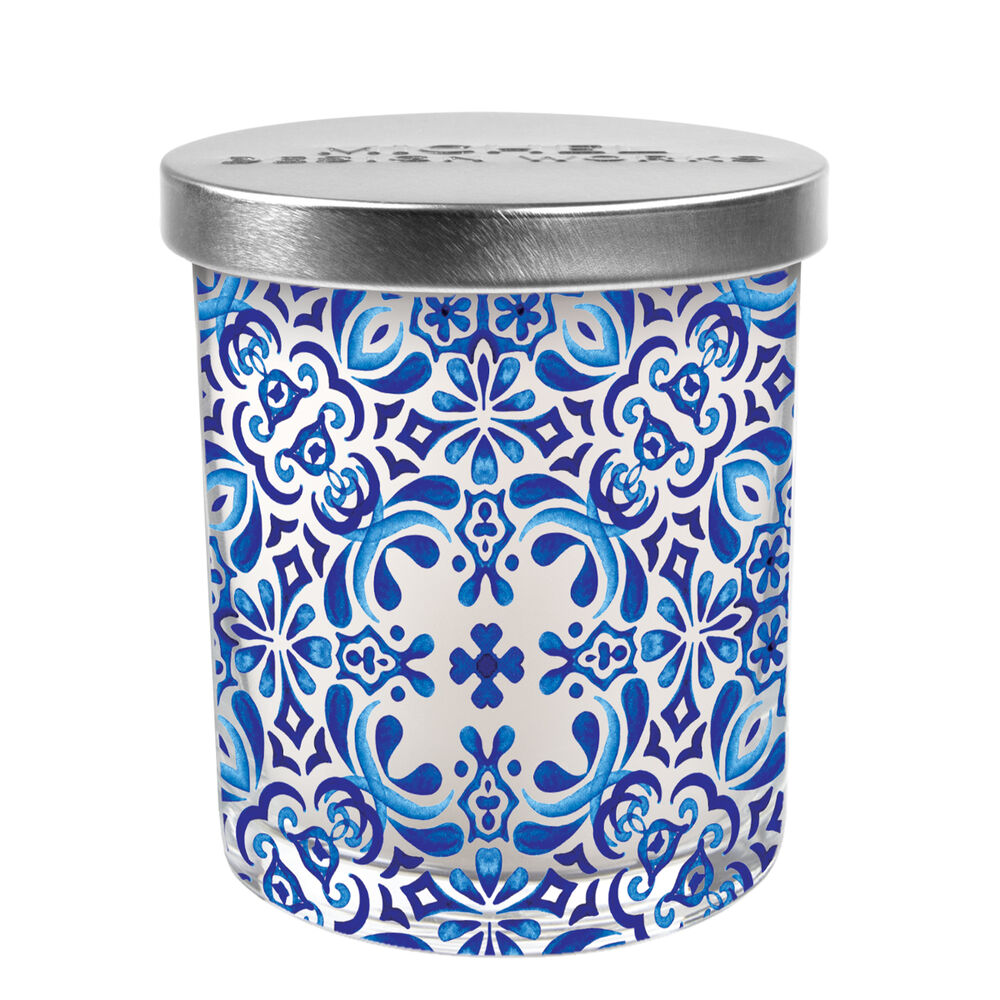 Michel Design Works - Indigo Seas Decorative Glass Candle