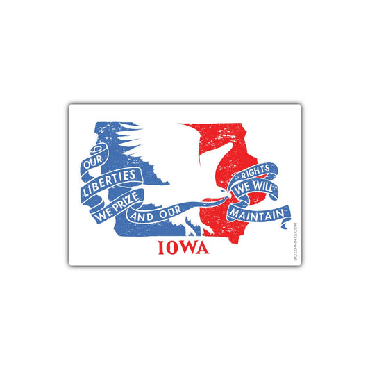 Iowa Flag Magnet