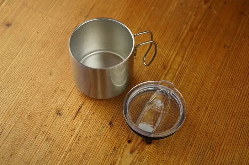 Double Walled Sliver Stainless Steel Mug